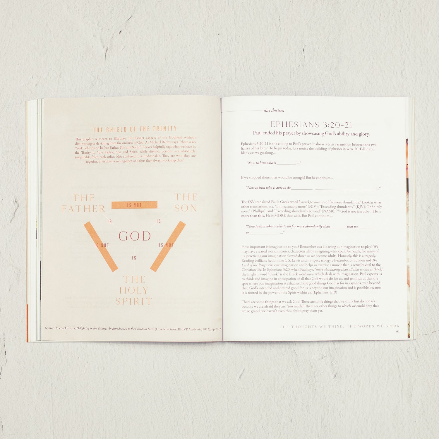 The Thoughts We Think, The Words We Speak: Ephesians Study Guide