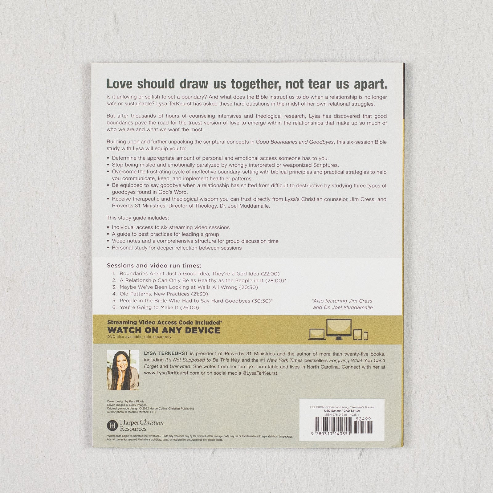 Good Boundaries and Goodbyes Study Guide with Streaming Video Access