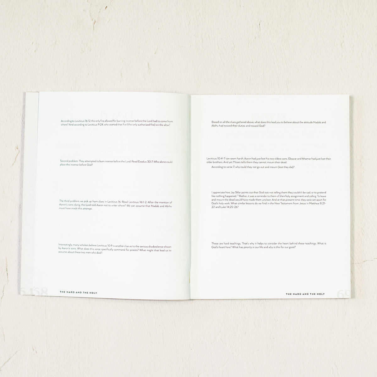 The Hard and the Holy: What the Book of Leviticus Means for Today