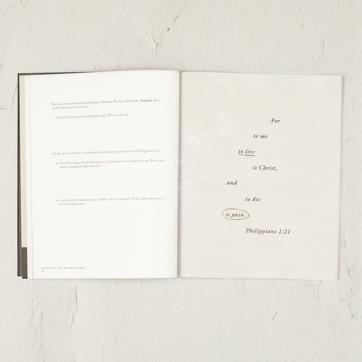 How Then Can We Be Friends? A Philippians Study Guide