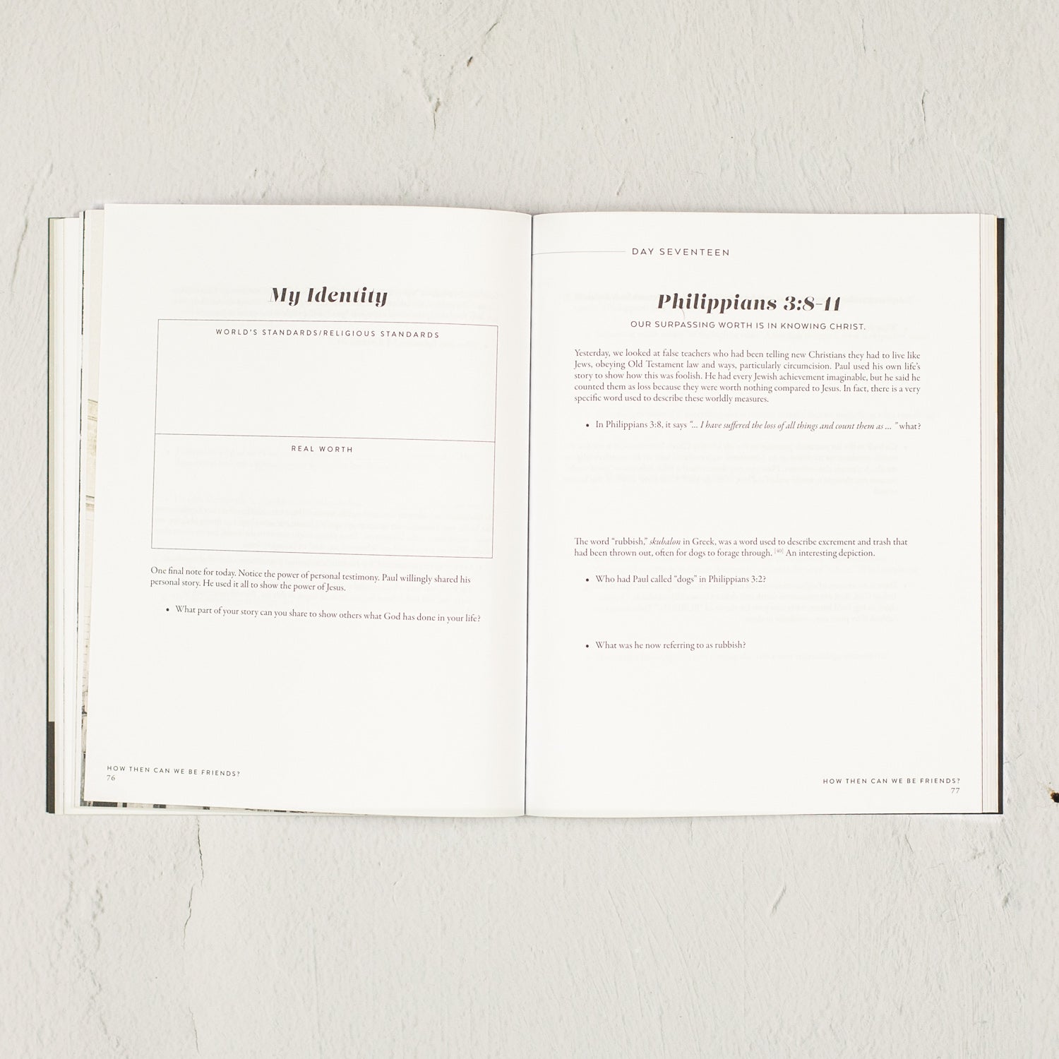 How Then Can We Be Friends? A Philippians Study Guide