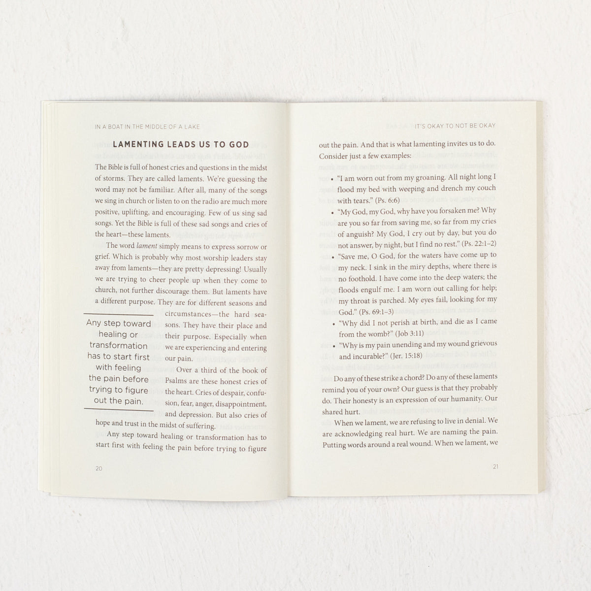 In a Boat in the Middle of a Lake