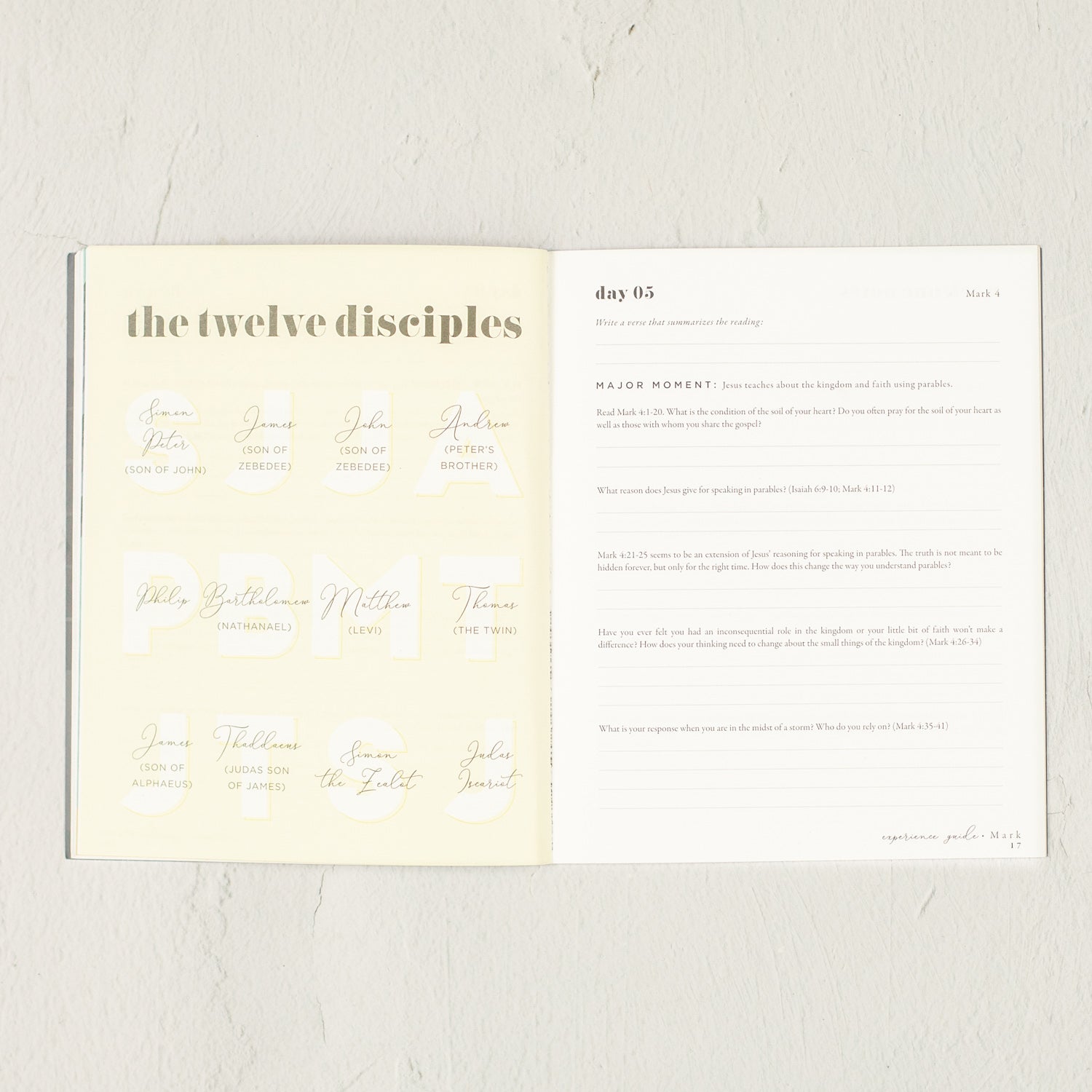 The Gospel of Mark Experience Guide