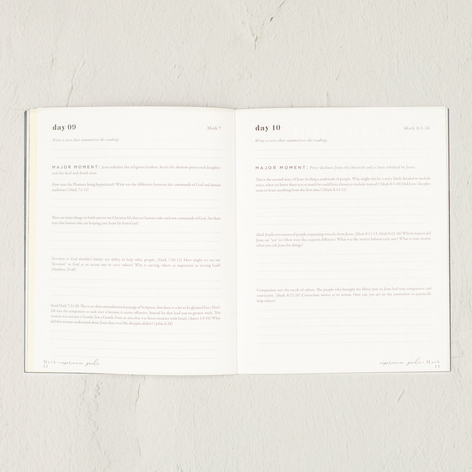 The Gospel of Mark Experience Guide