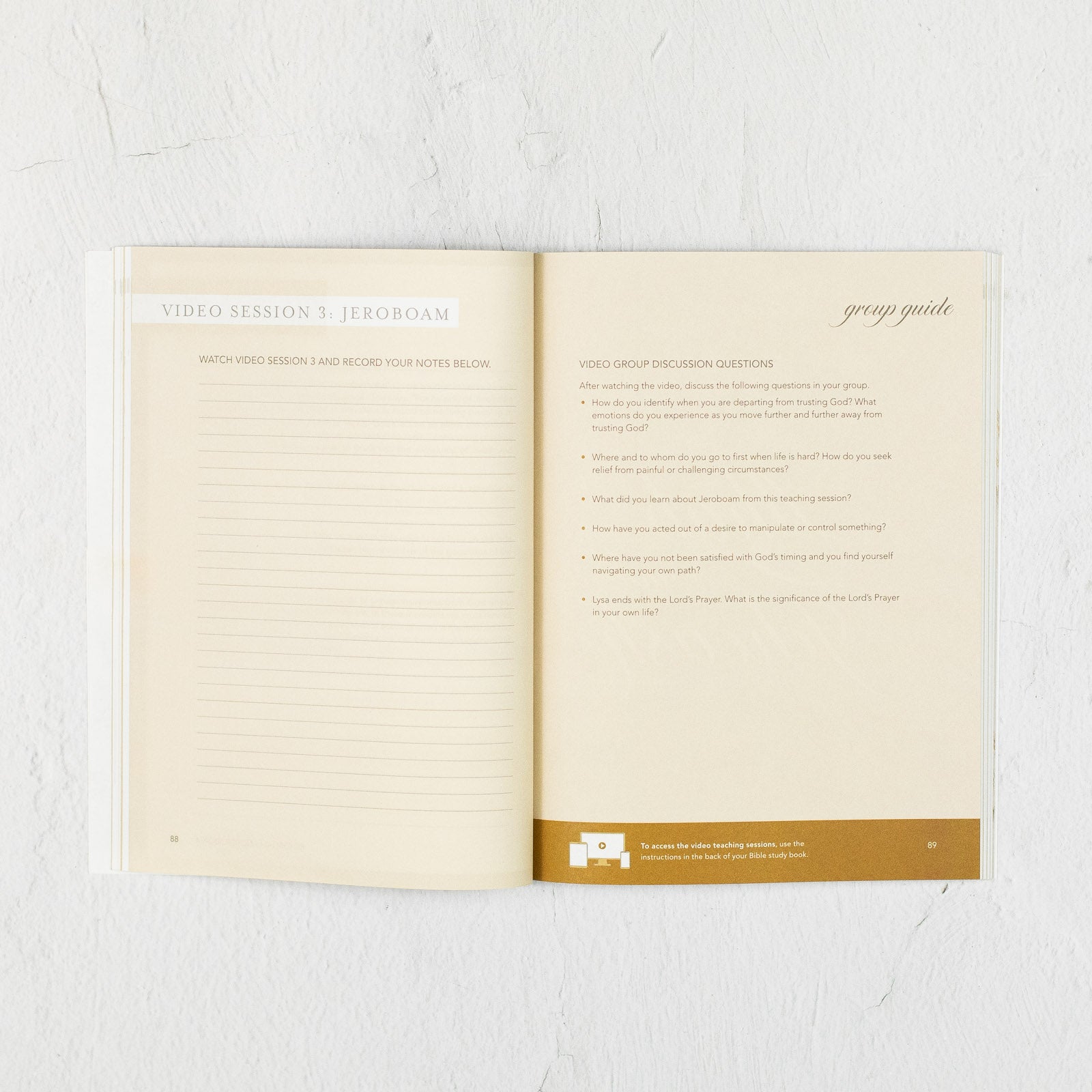 Trustworthy Bible Study Book with Video Access