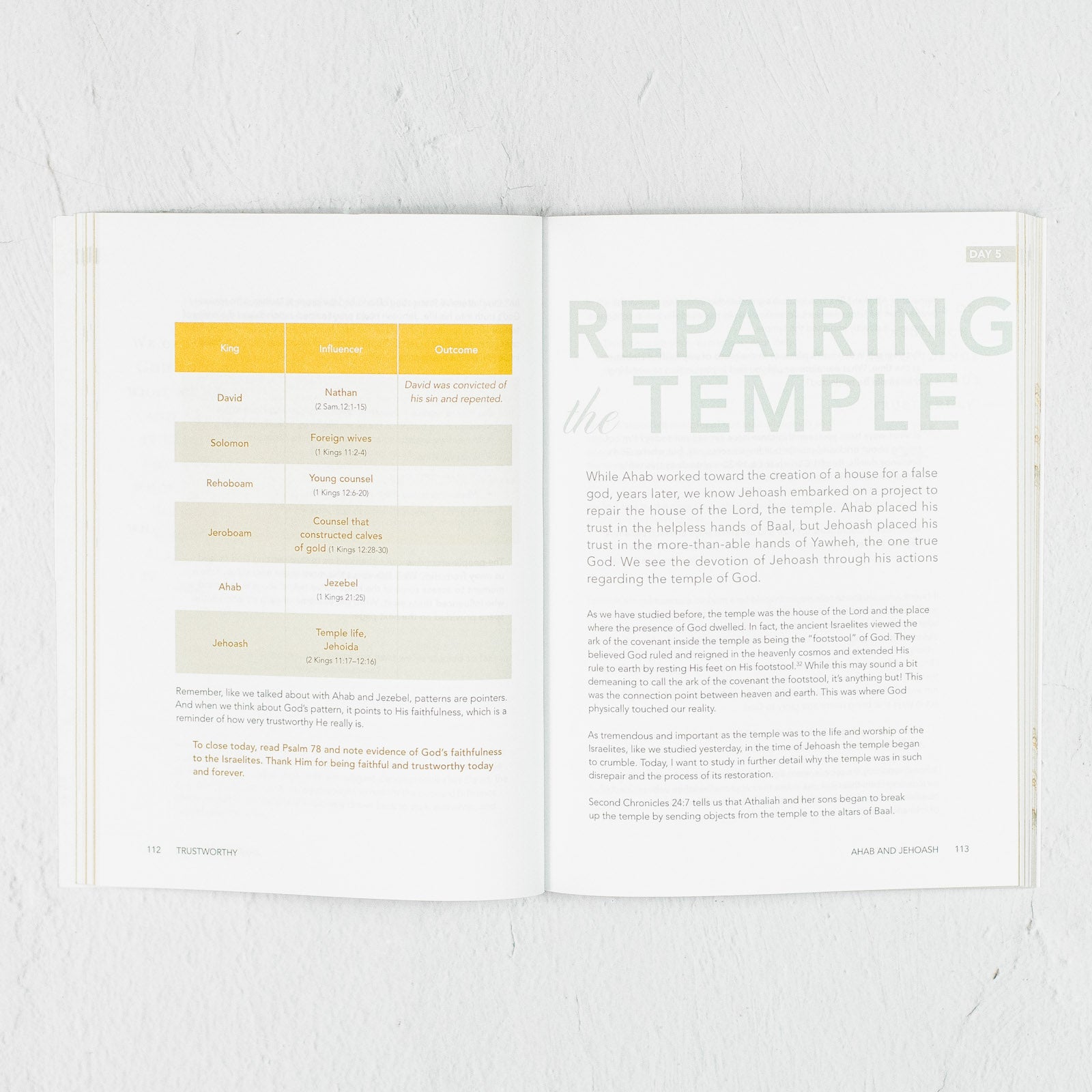 Trustworthy Bible Study Book with Video Access