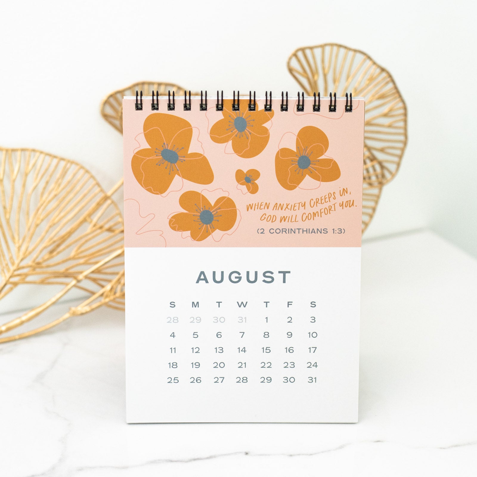 2024 Calendar: Peace When You Are Anxious & Overwhelmed