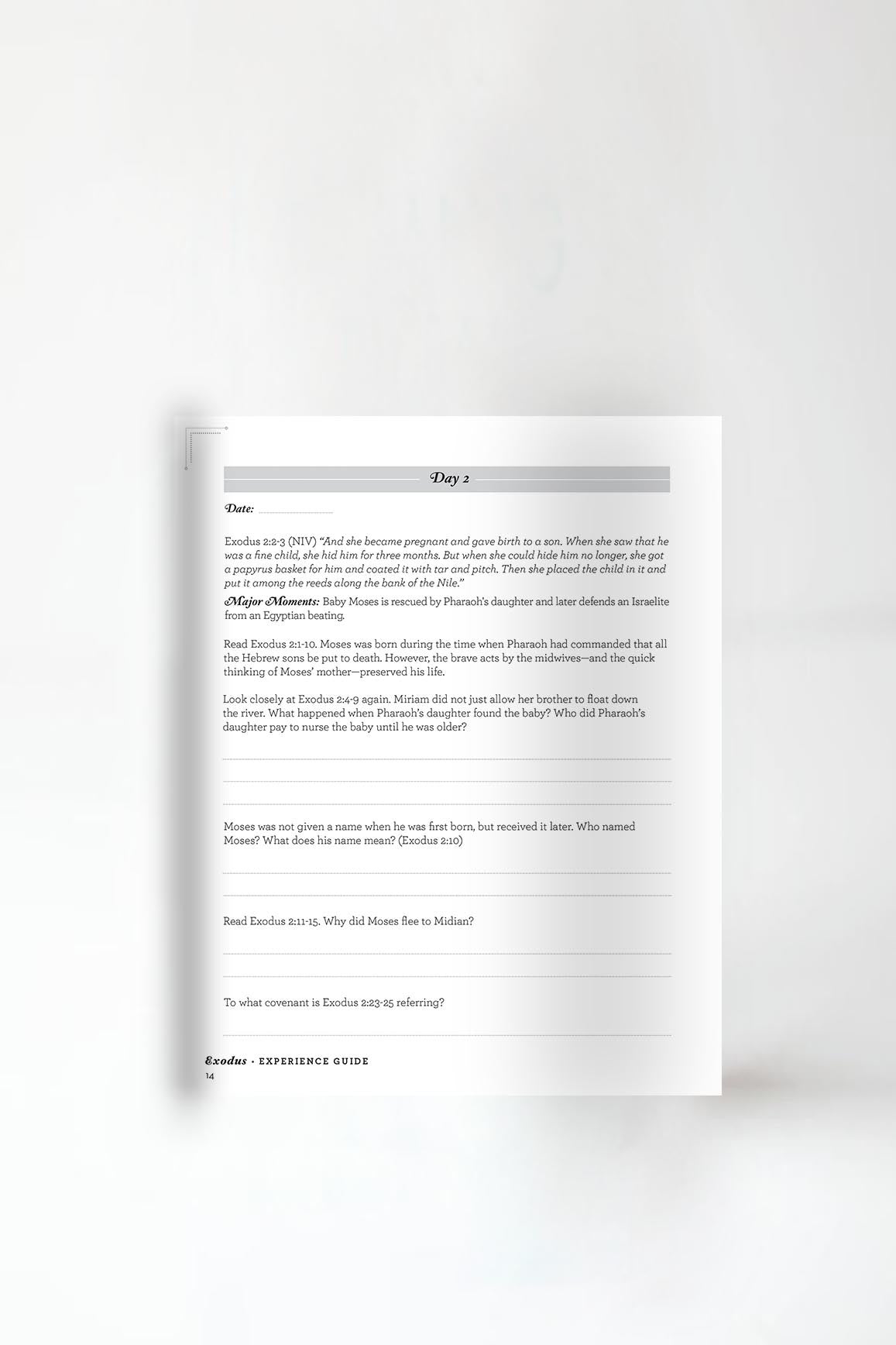The Book of Exodus Experience Guide (DIGITAL VERSION)