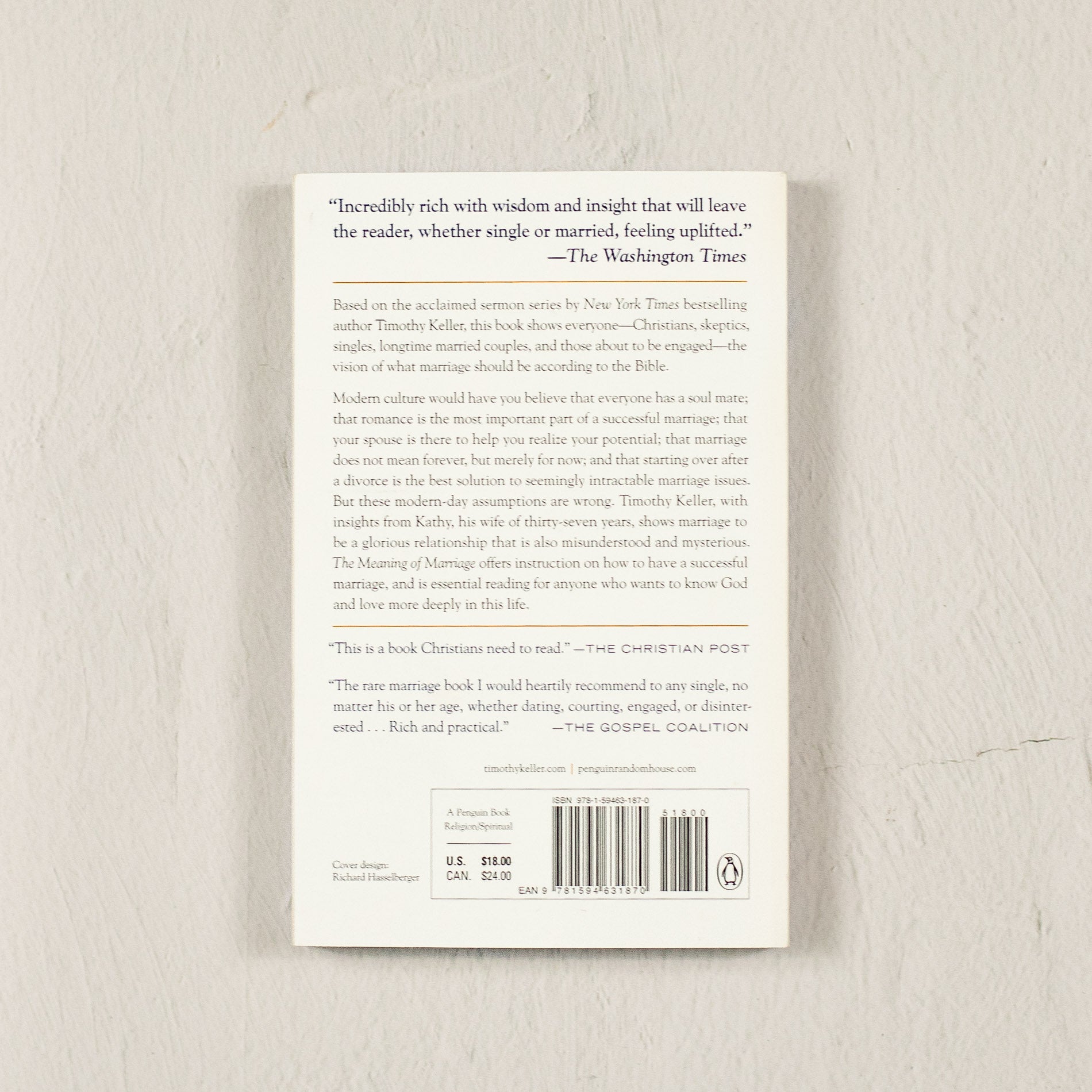 The Meaning of Marriage by Tim Keller