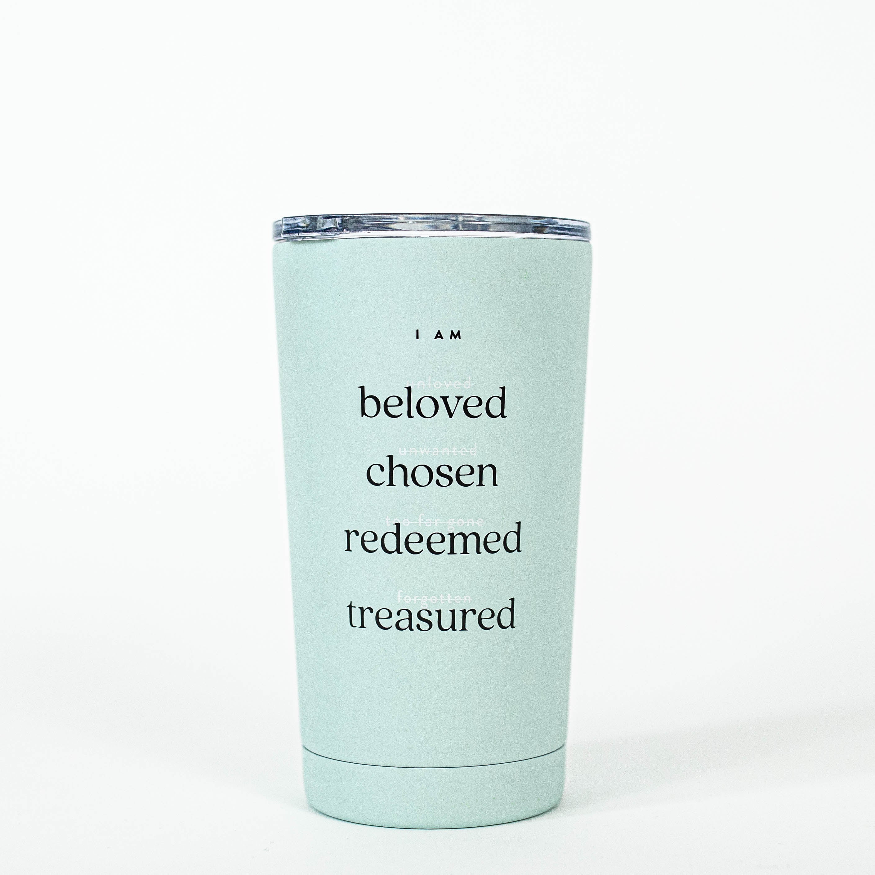 "In Christ, I Am" Tumbler